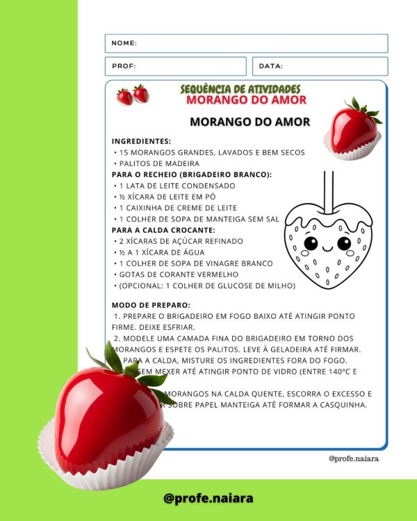 Sequência de atividades: Morango do amor 2° ano - Imagem 2