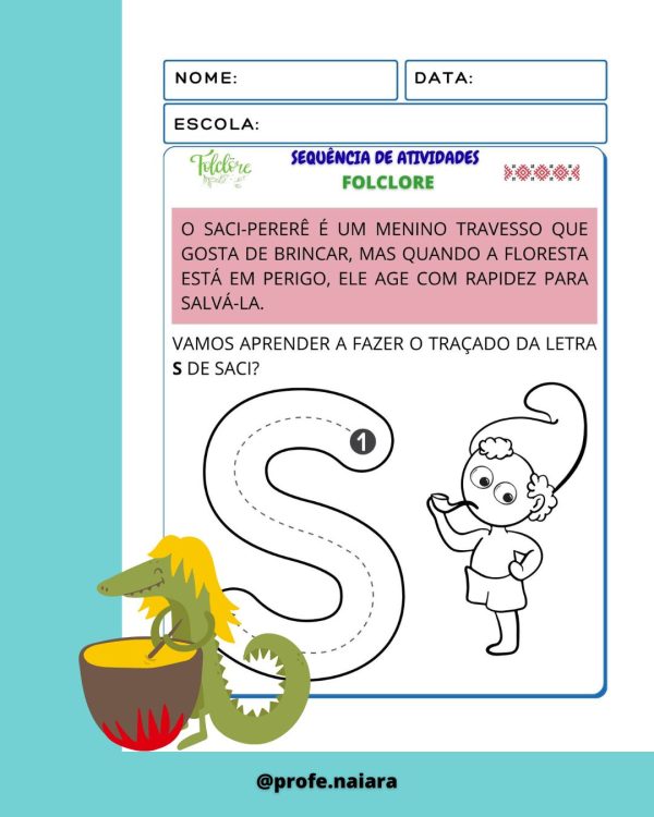 Sequência de Atividades: Folclore - Educação infantil - Imagem 3
