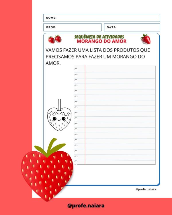Sequência de atividades: Morango do amor 1° ano - Imagem 5