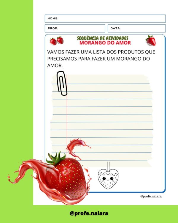 Sequência de atividades: Morango do amor 2° ano - Imagem 5