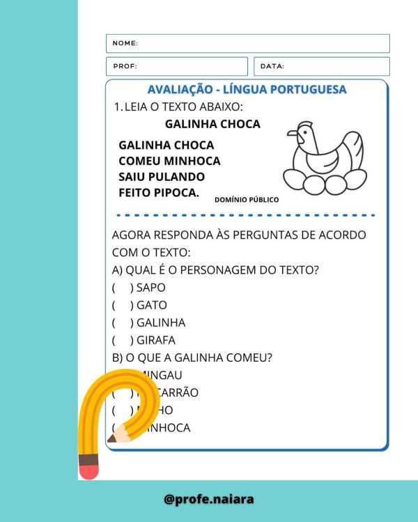 Avaliações 3° bimestre - 1° Ano - Imagem 5
