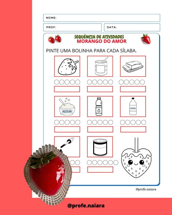 Sequência de atividades: Morango do amor 1° ano - Imagem 6