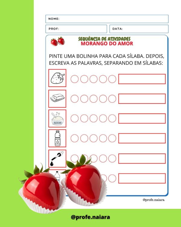 Sequência de atividades: Morango do amor 2° ano - Imagem 6