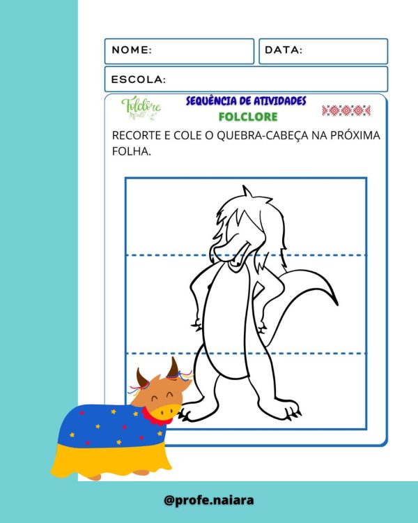 Sequência de Atividades: Folclore - Educação infantil - Imagem 6