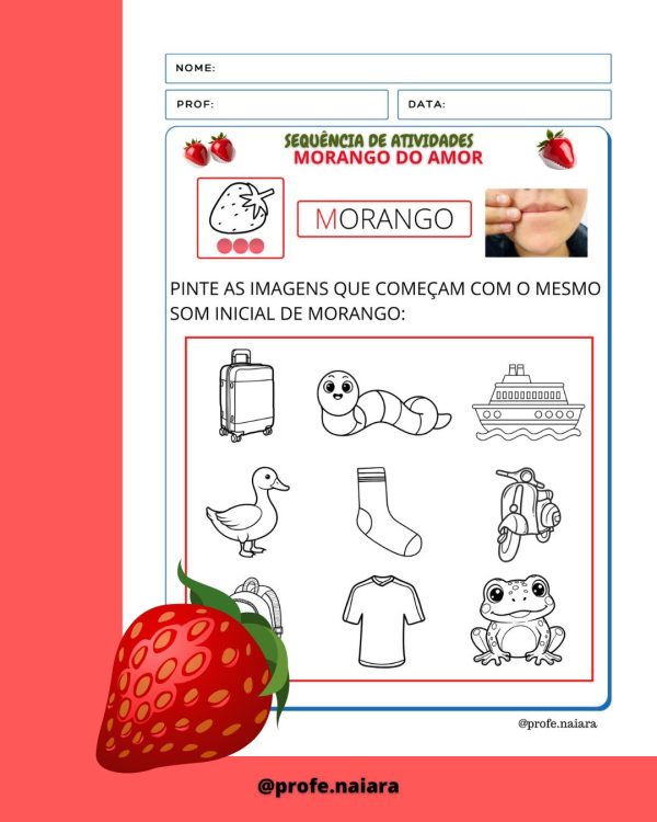 Sequência de atividades: Morango do amor 1° ano - Imagem 7