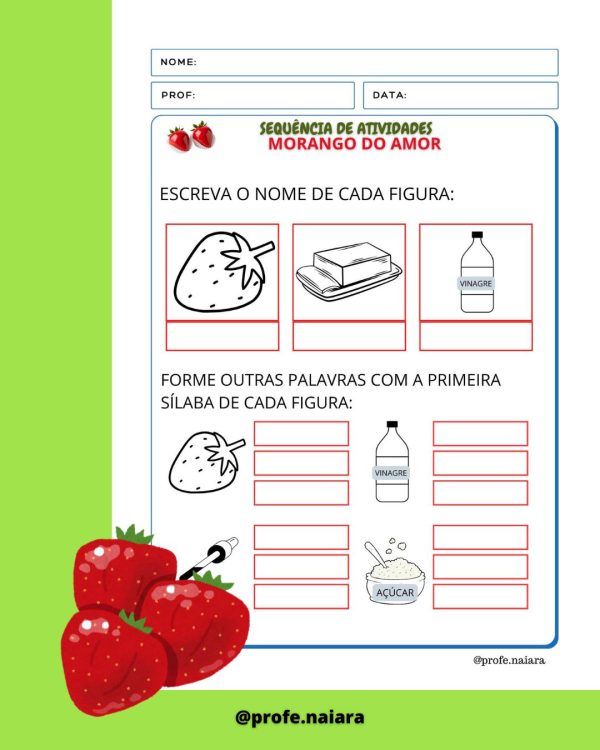 Sequência de atividades: Morango do amor 2° ano - Imagem 7