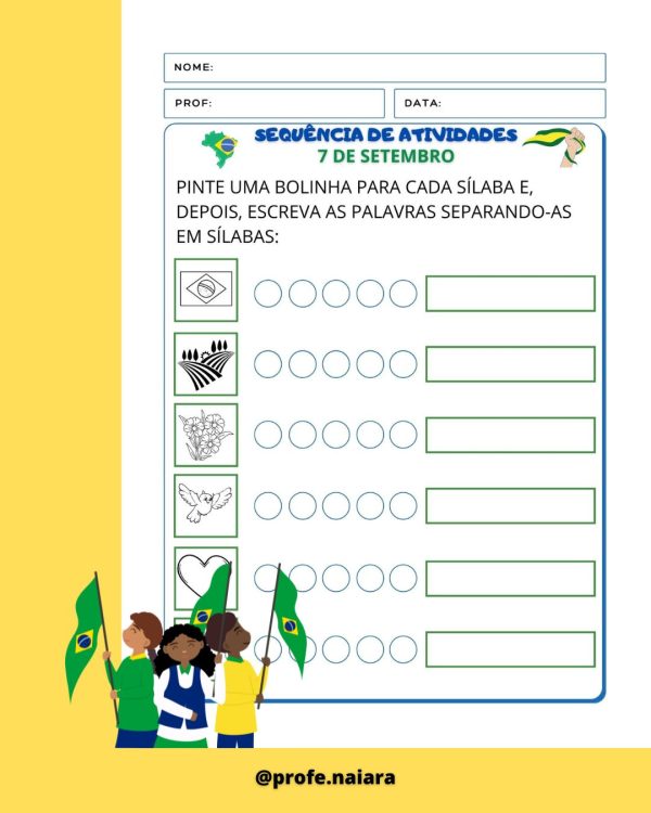 Sequência de atividades: 7 de setembro 2° Ano - Imagem 7