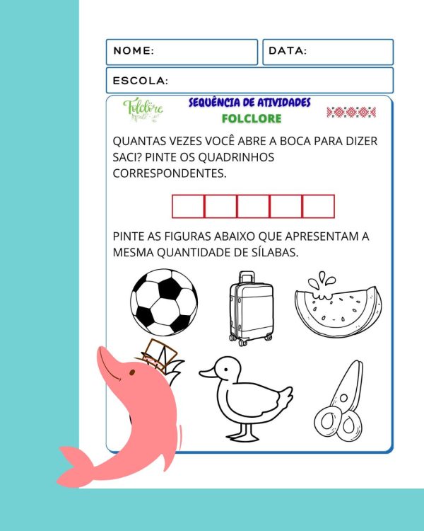 Sequência de Atividades: Folclore - Educação infantil - Imagem 8