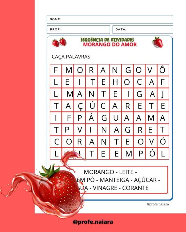 Sequência de atividades: Morango do amor 1° ano - Imagem 10