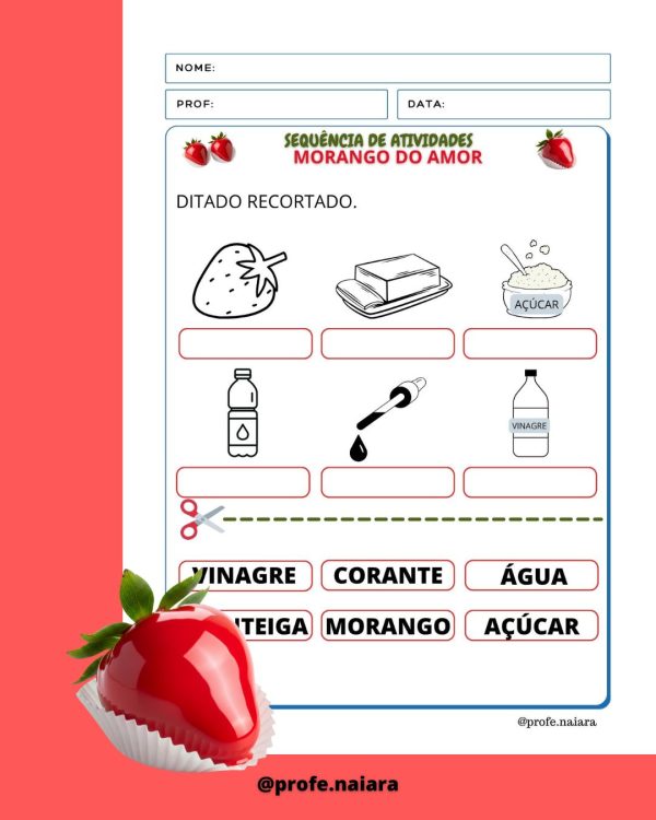 Sequência de atividades: Morango do amor 1° ano - Imagem 13