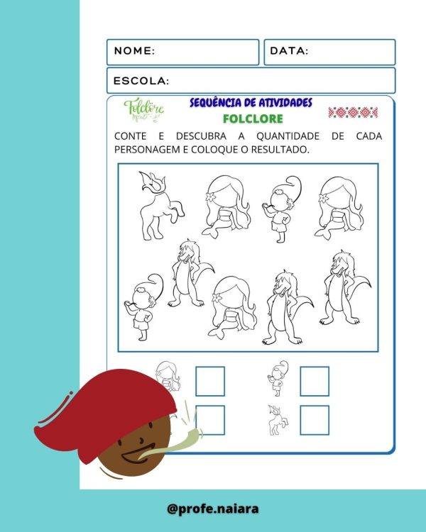 Sequência de Atividades: Folclore - Educação infantil - Imagem 14