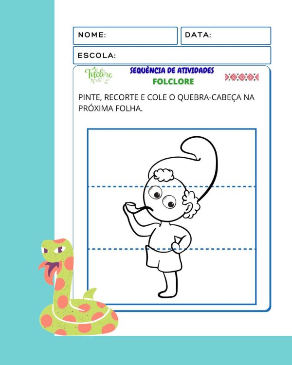 Sequência de Atividades: Folclore - Educação infantil - Imagem 17