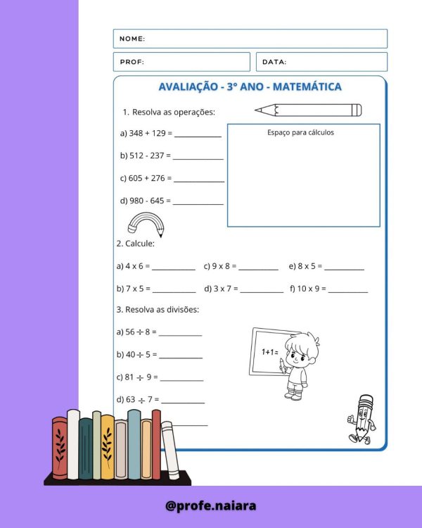 Avaliações 3° bimestre - 3° Ano - Imagem 10