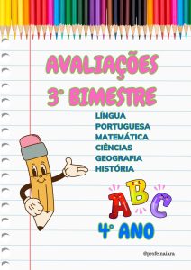 Avaliações 3° bimestre - 4° Ano