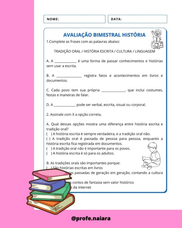 Avaliações 3° bimestre - 5° Ano - Imagem 11