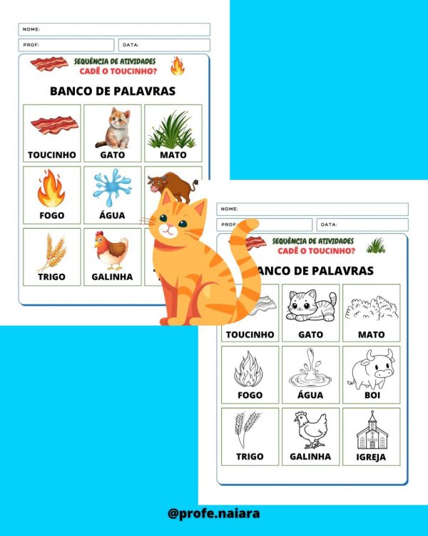 Sequência de atividades: cadê o toucinho? - Imagem 2