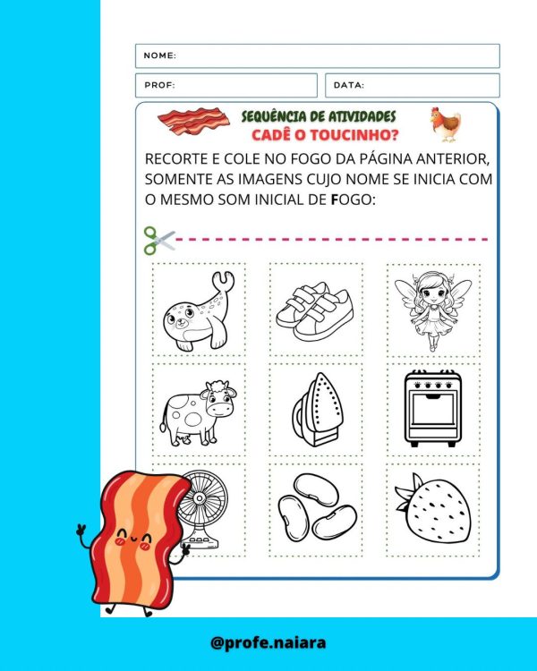 Sequência de atividades: cadê o toucinho? - Imagem 8