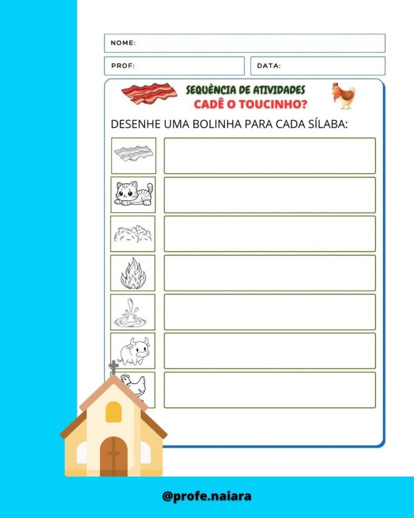 Sequência de atividades: cadê o toucinho? - Imagem 9