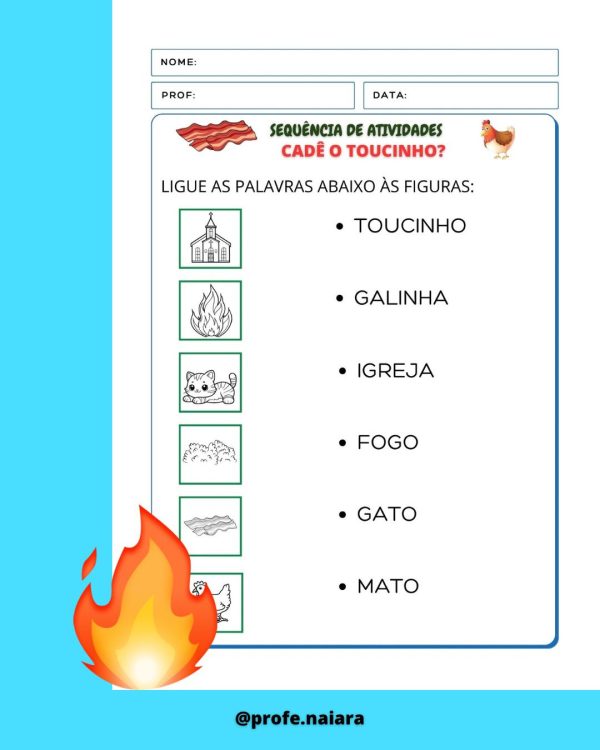 Sequência de atividades: cadê o toucinho? - Imagem 12