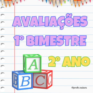 Avaliações 2° ano / 1° Bimestre - 2026