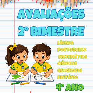 Avaliações 4° ano / 2° Bimestre - 2026
