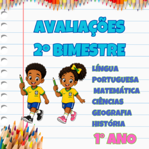 Avaliações 1° ano / 2° Bimestre - 2026