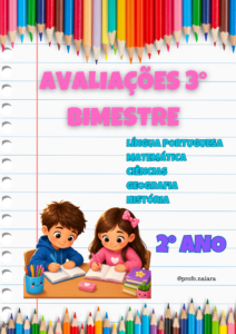 Avaliações 2° ano / 3° Bimestre - 2026