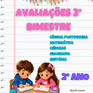 Avaliações 2° ano / 3° Bimestre - 2026