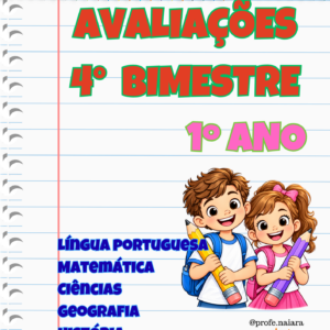 Avaliações 1° ano / 4° Bimestre - 2026