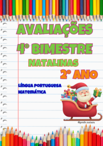 Avaliações 2° ano /  4° Bimestre - 2026 - NATALINAS