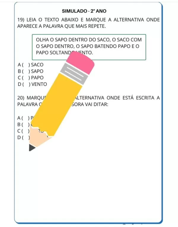 Simulado SAEB - Imagem 4