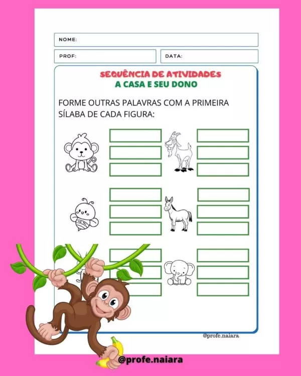 Sequência de atividades A casa e seu dono 2° ano - Imagem 4