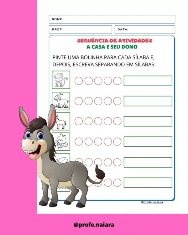 Sequência de atividades A casa e seu dono 2° ano - Imagem 6