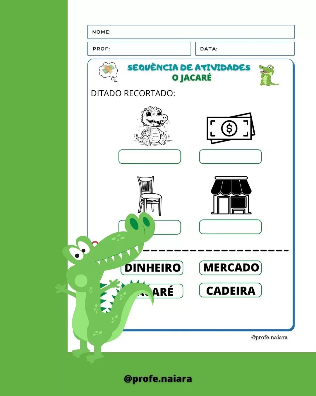 Sequência de Atividades Parlenda: O Jacaré - Imagem 4