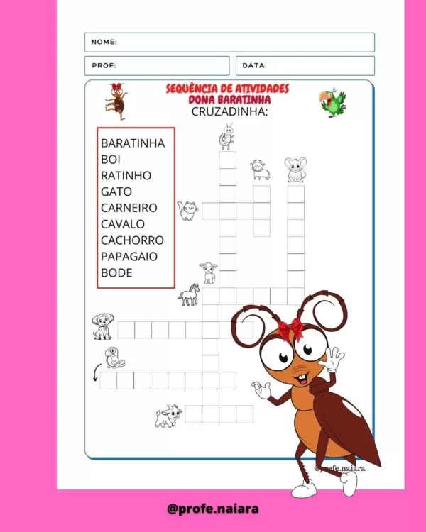 Sequência de atividades Dona Baratinha - Imagem 5