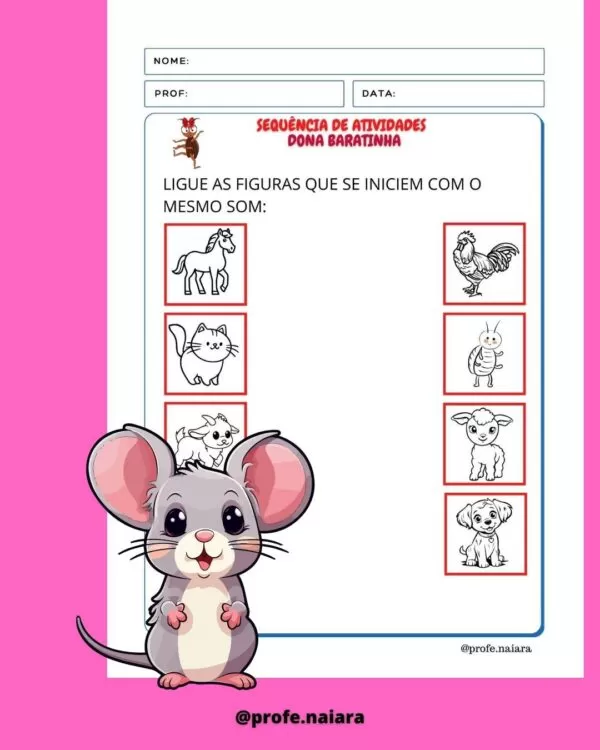 Sequência de atividades Dona Baratinha - Imagem 7