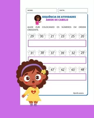 Sequência de atividades Amor de Cabelo - 1° ano - Imagem 5