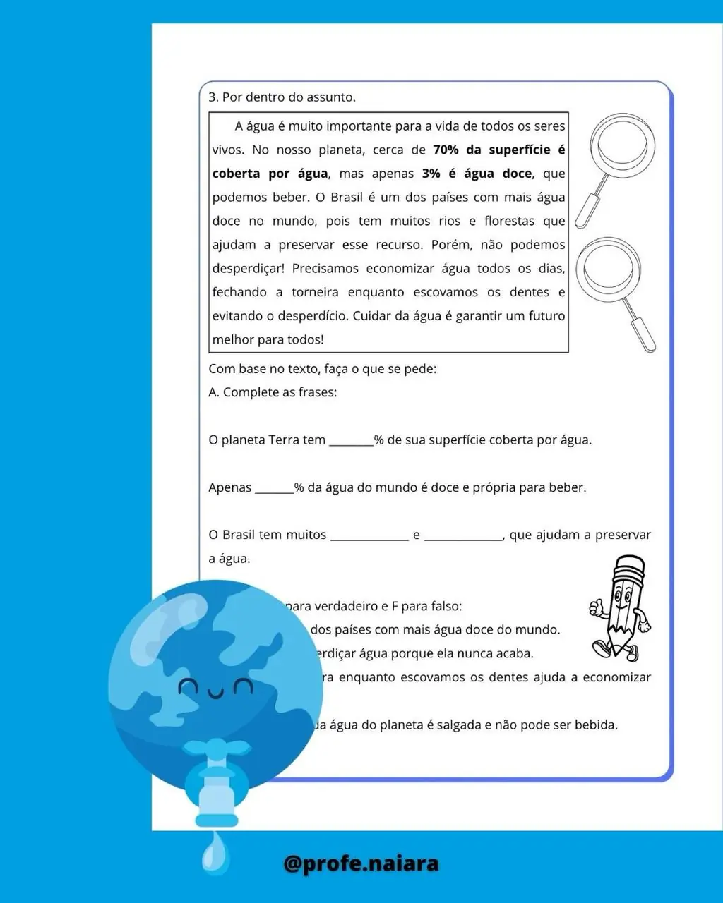 Sequência de atividades água 3° ano - Imagem 12