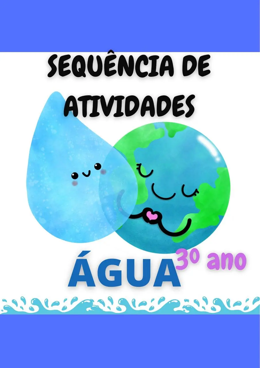 Sequência de atividades água 3° ano