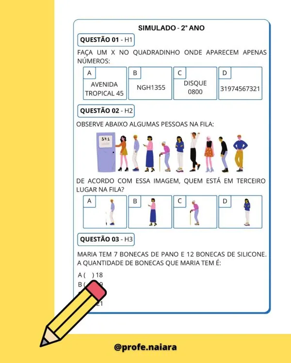 Combo SAEB Língua portuguesa e Matemática - 2° ANO 2° Edição - Imagem 12
