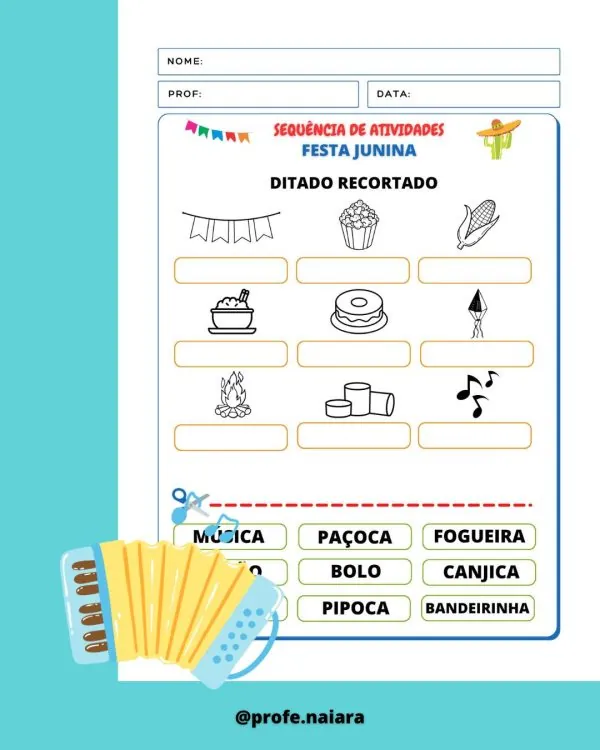 Sequência de atividades: Festa Junina 1° Ano - Imagem 13