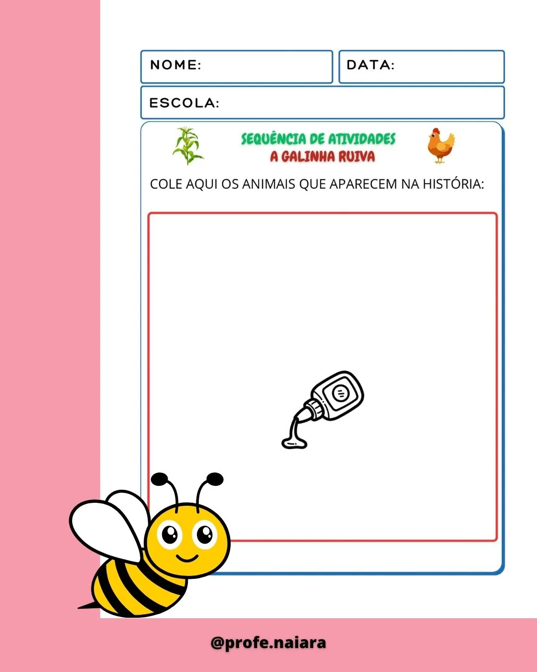Sequência de Atividades A galinha ruiva - Educação infantil - Imagem 5