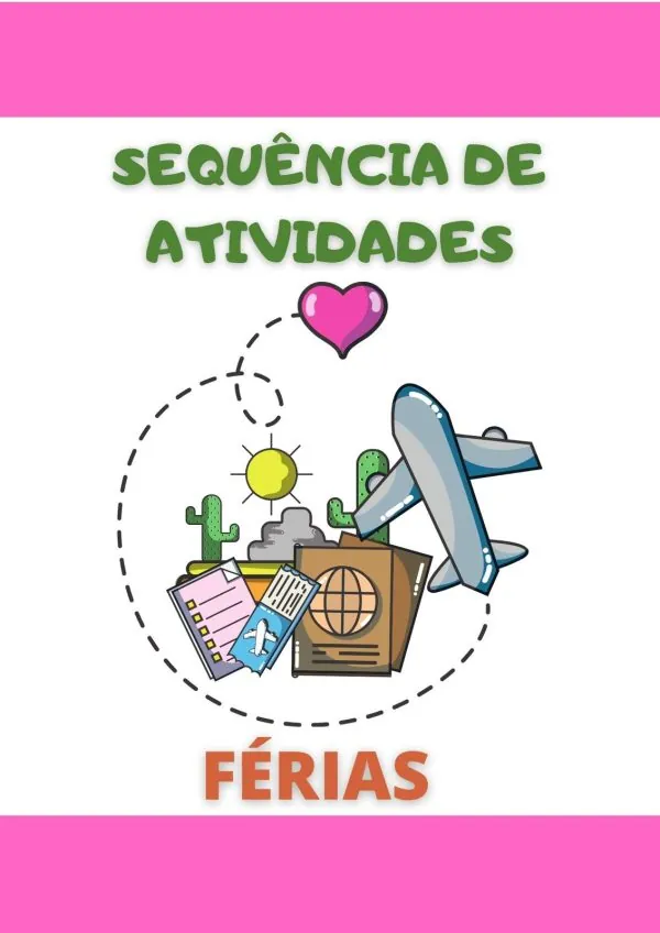 Sequência de atividades: Férias 3° Ano