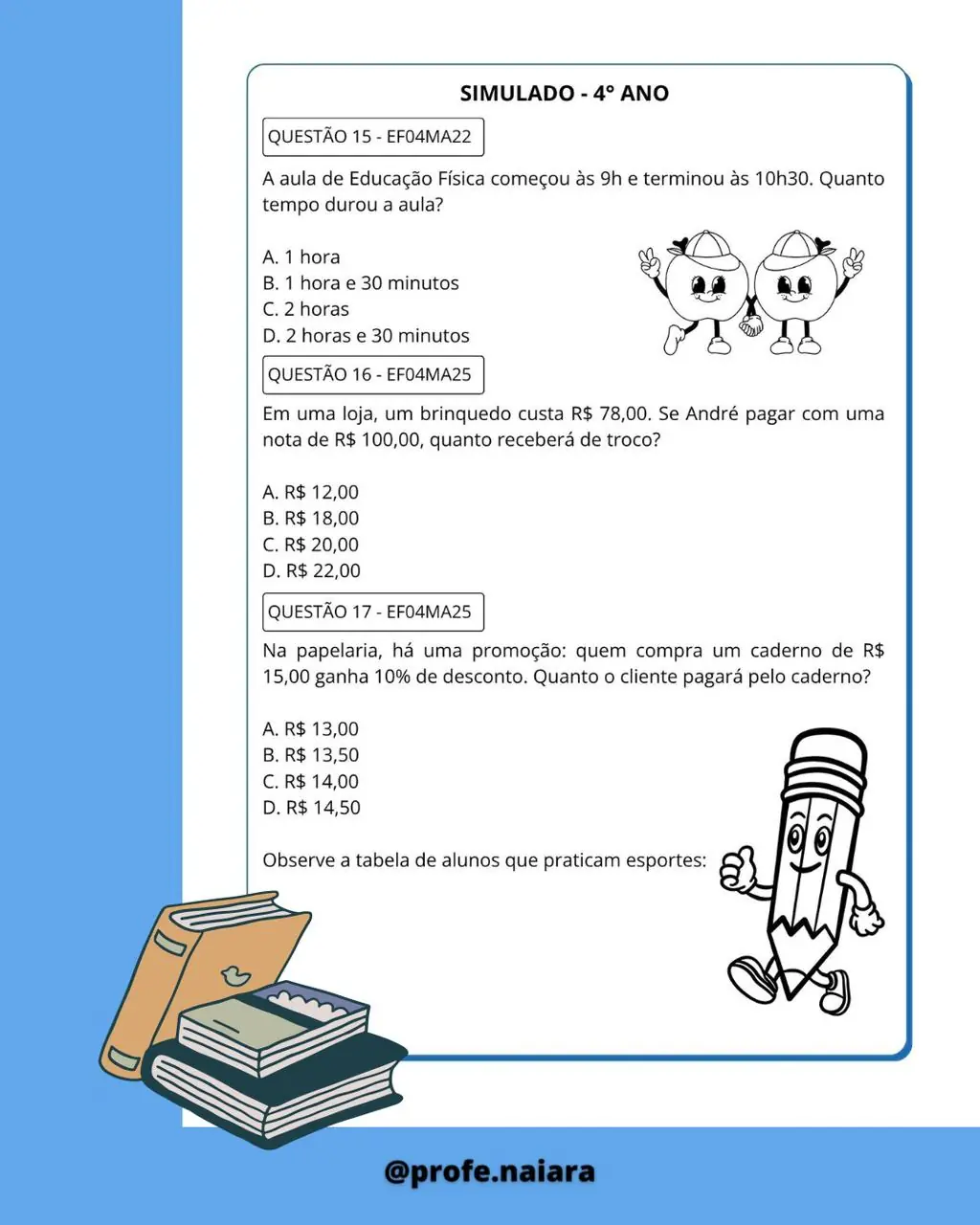 Combo SAEB Língua Portuguesa e Matemática 4° Ano - 2025 - Imagem 10