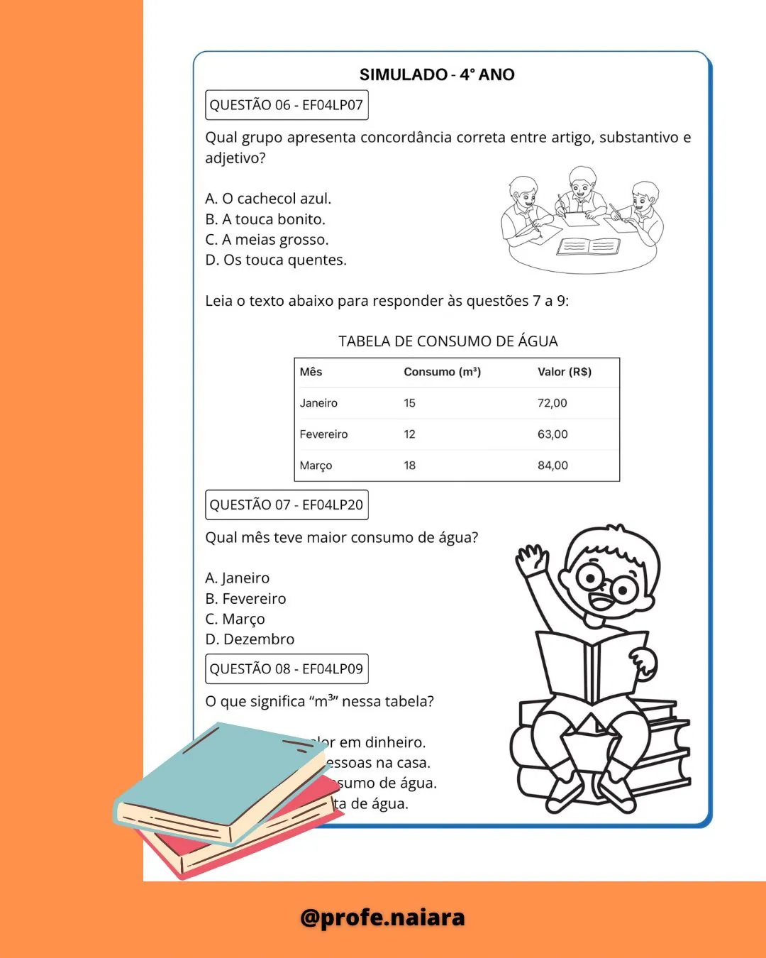 Combo SAEB Língua Portuguesa e Matemática 4° Ano - 2025 - Imagem 4