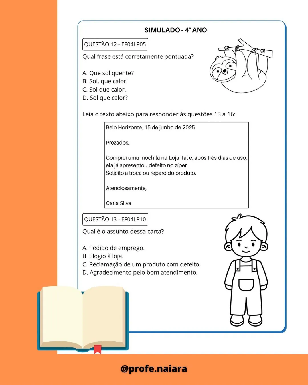 Combo SAEB Língua Portuguesa e Matemática 4° Ano - 2025 - Imagem 6
