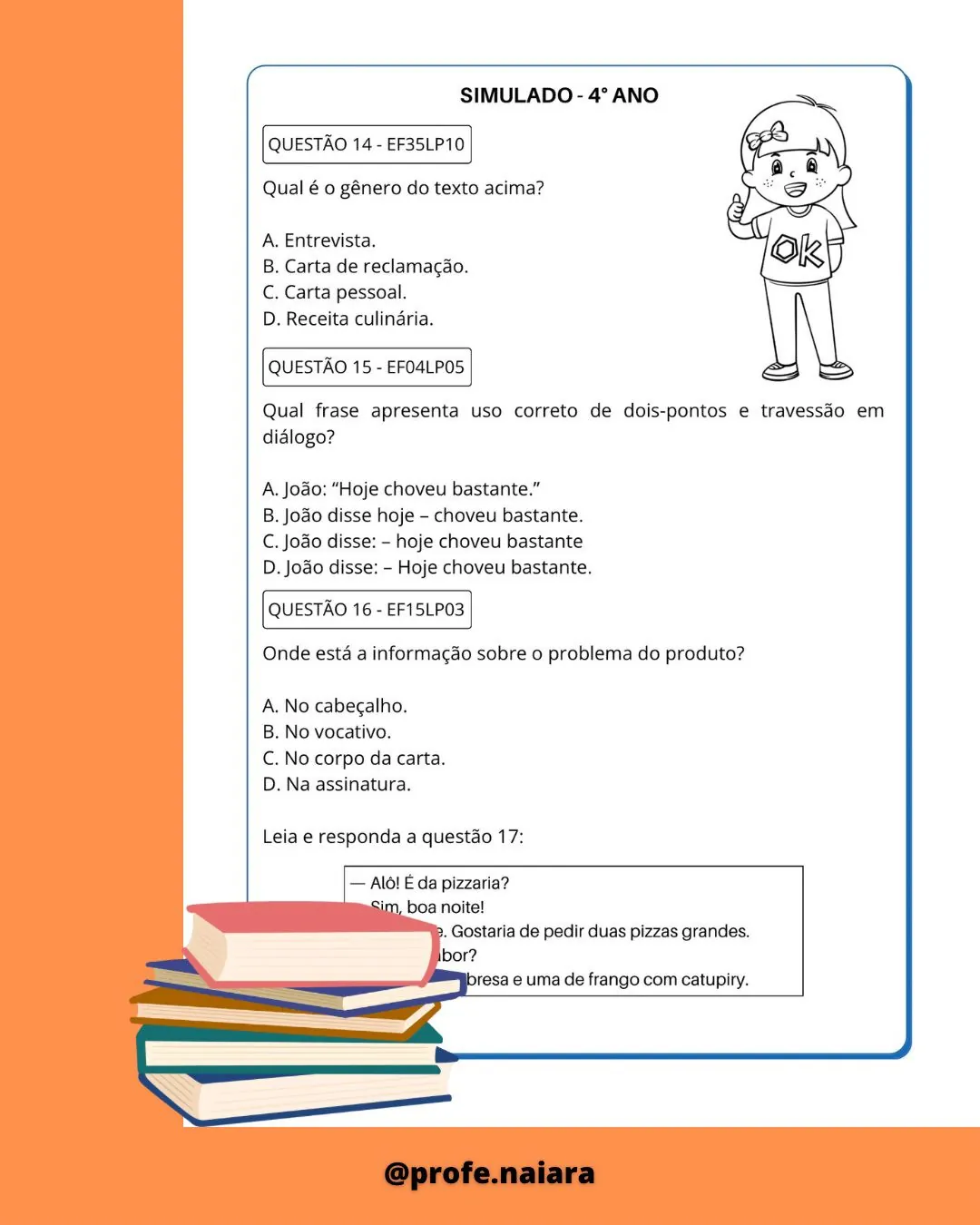 Combo SAEB Língua Portuguesa e Matemática 4° Ano - 2025 - Imagem 7