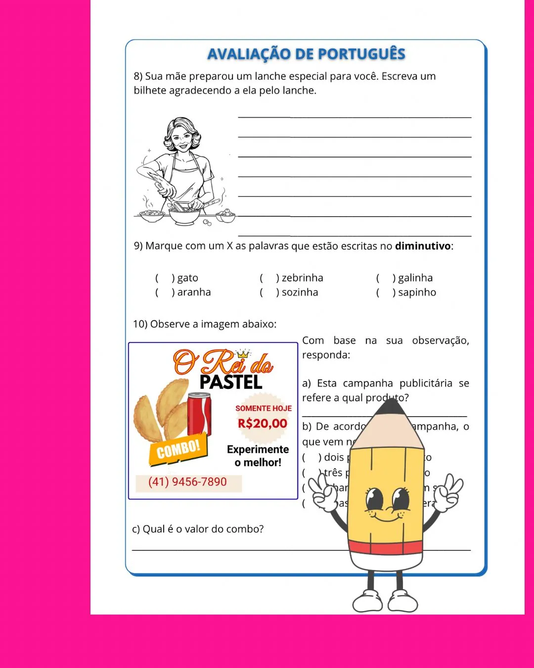 Avaliações 2° ano - 4° bimestre - Imagem 16