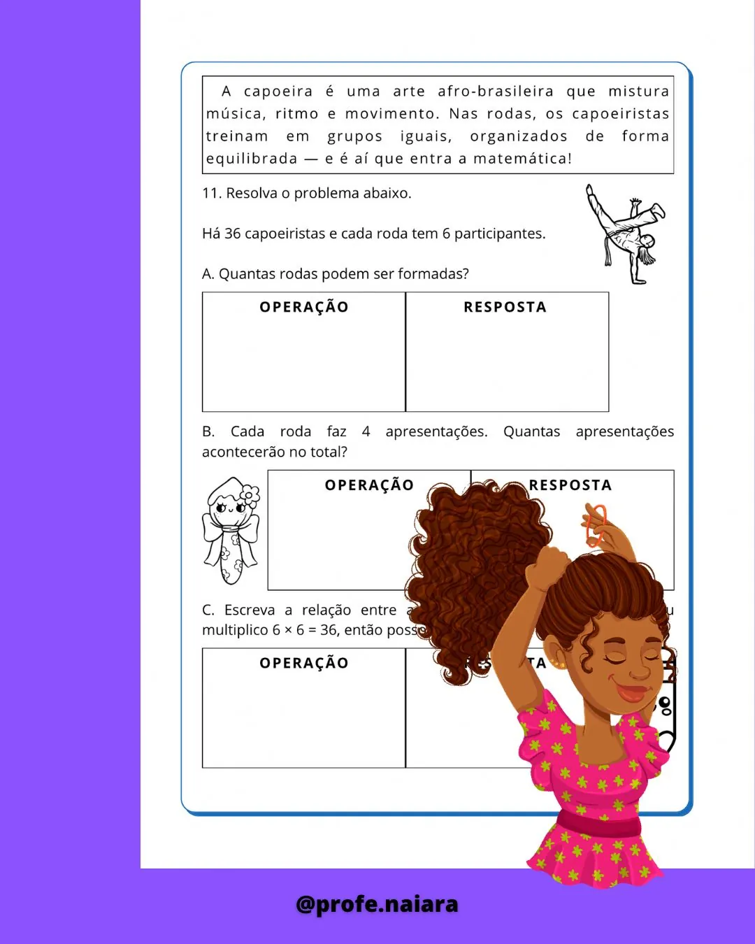 Sequência de Atividades - Consciência Negra 4° ano - matemática - Imagem 10