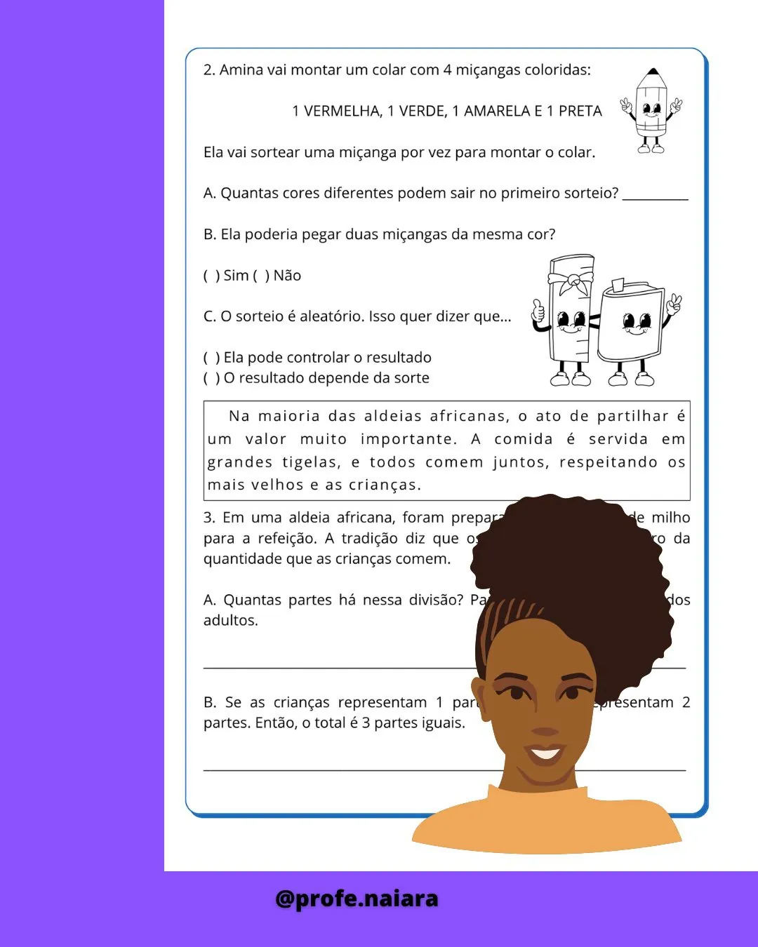 Sequência de atividades Consciência negra matemática 5° ano - Imagem 10